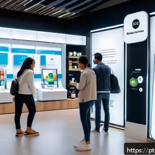 Home 32 뉴아날로그 트렌드의 변화하는 소비 패턴 - A modern hybrid retail store interior blending physical and digital shopping experiences: customers ...